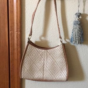Liz Claiborne small cream purse
